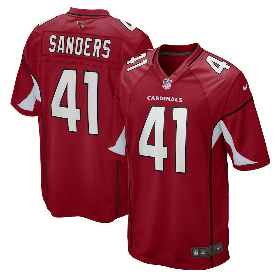 Men Arizona Cardinals 41 Myjai Sanders Nike Cardinal Game Player NFL Jersey